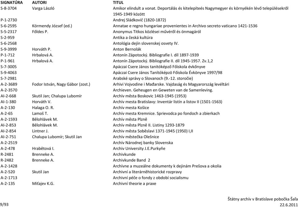 ) Annatae e regno hungariae provenientes in Archivo secreto vaticano 1421-1536 S-5-2317 Főldes P.