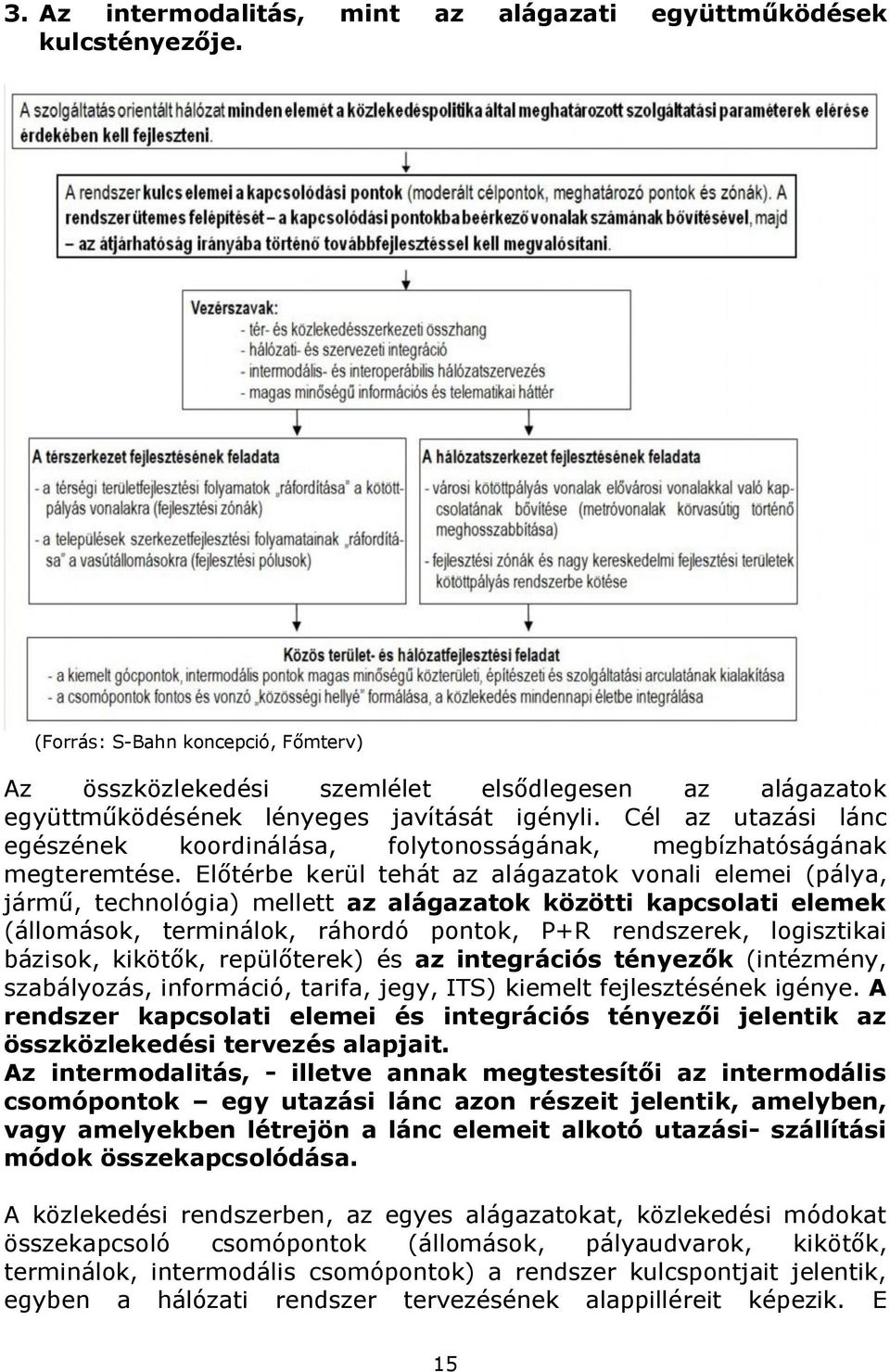 Cél az utazási lánc egészének koordinálása, folytonosságának, megbízhatóságának megteremtése.