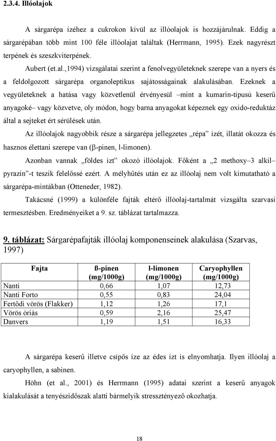 Ezeknek a vegyületeknek a hatása vagy közvetlenül érvényesül mint a kumarin-típusú keserű anyagoké vagy közvetve, oly módon, hogy barna anyagokat képeznek egy oxido-reduktáz által a sejteket ért