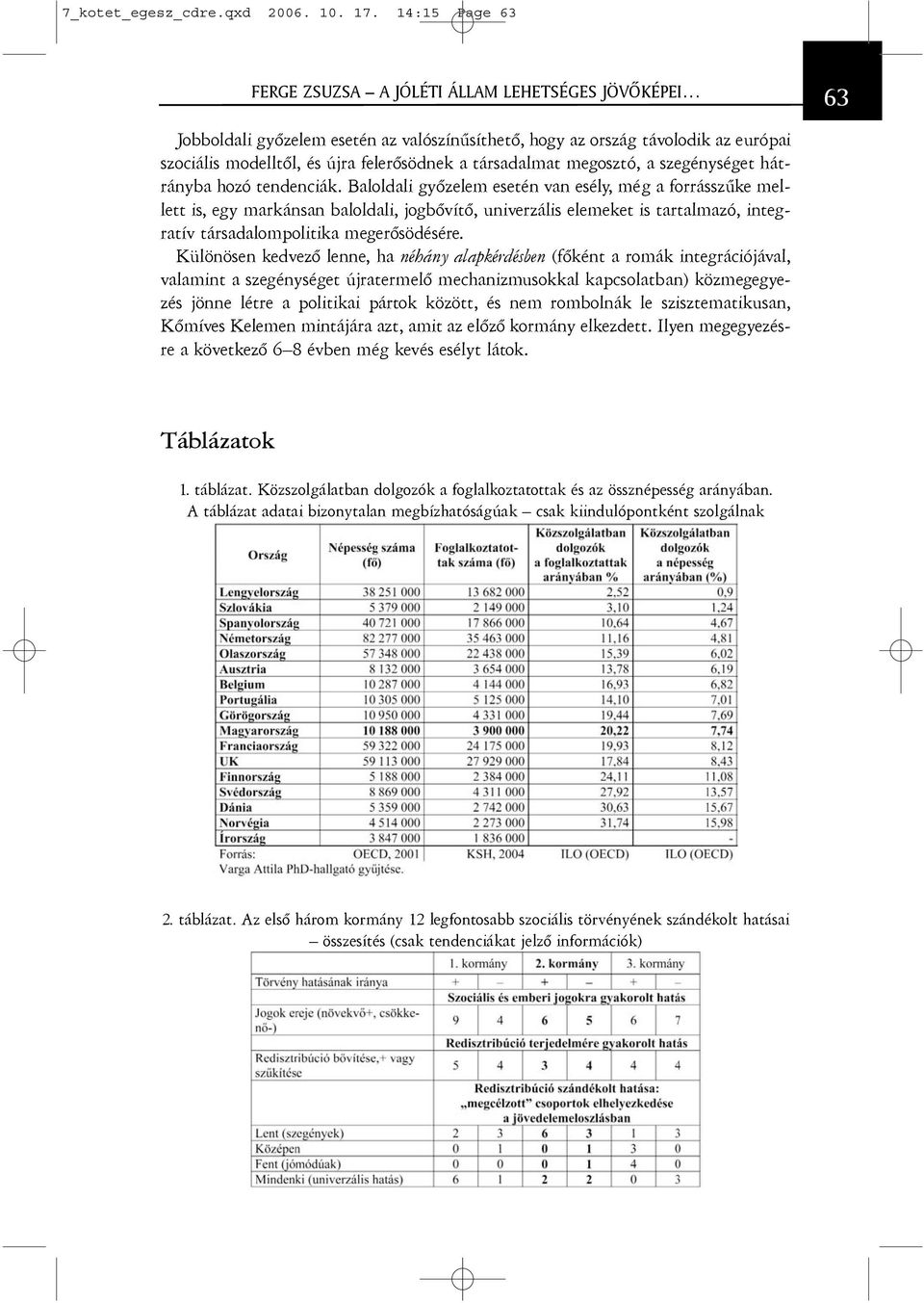 társadalmat megosztó, a szegénységet hátrányba hozó tendenciák.