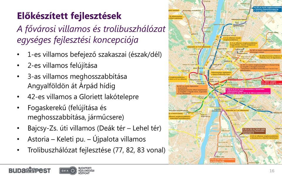 villamos a Gloriett lakótelepre Fogaskerekű (felújítása és meghosszabbítása, járműcsere) Bajcsy-Zs.