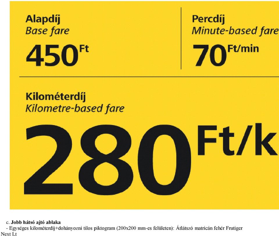 tilos piktogram (200x200 mm-es