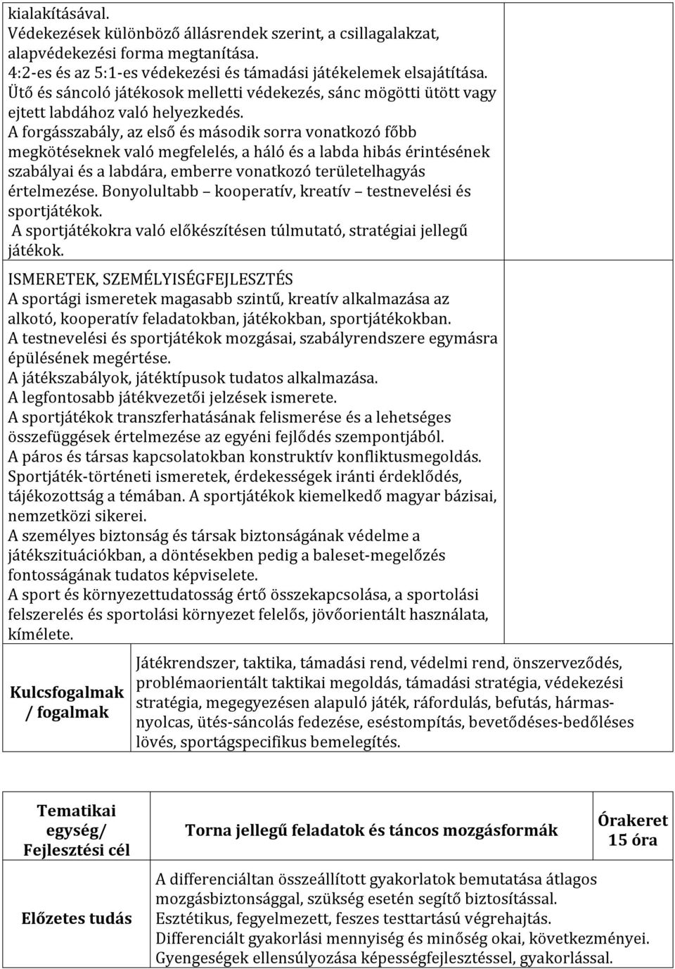 A forgásszabály, az első és második sorra vonatkozó főbb megkötéseknek való megfelelés, a háló és a labda hibás érintésének szabályai és a labdára, emberre vonatkozó területelhagyás értelmezése.