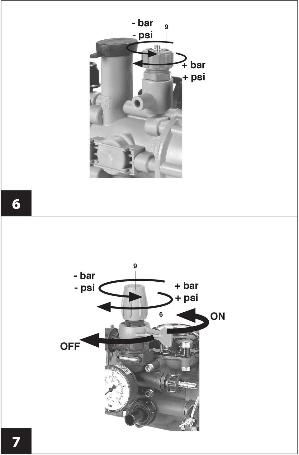 bar - psi + bar