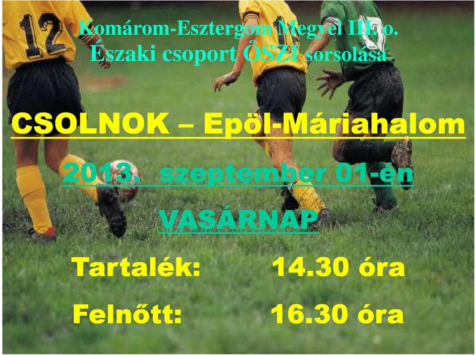 Epöl-Máriahalom 2013.