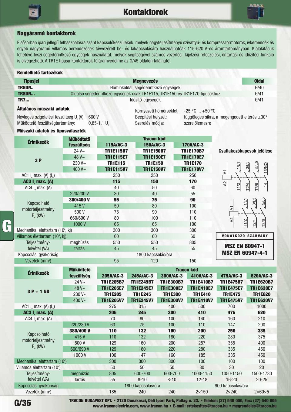 Kialakításuk lehetővé teszi segédérintkező egységek használatát, melyek segítségével számos vezérlési, kijelzési reteszelési, öntartási és időzítési funkció is elvégezhető.