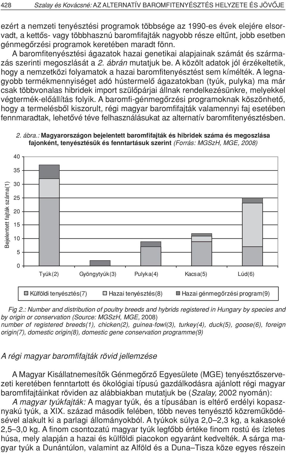 ábrán mutatjuk be. A közölt adatok jól érzékeltetik, hogy a nemzetközi folyamatok a hazai baromfitenyésztést sem kímélték.