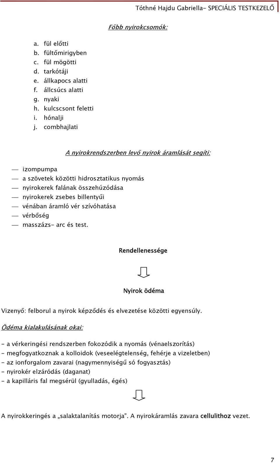 szívóhatása vérbőség masszázs- arc és test. Rendellenessége Nyirok ödéma Vizenyő: felborul a nyirok képződés és elvezetése közötti egyensúly.