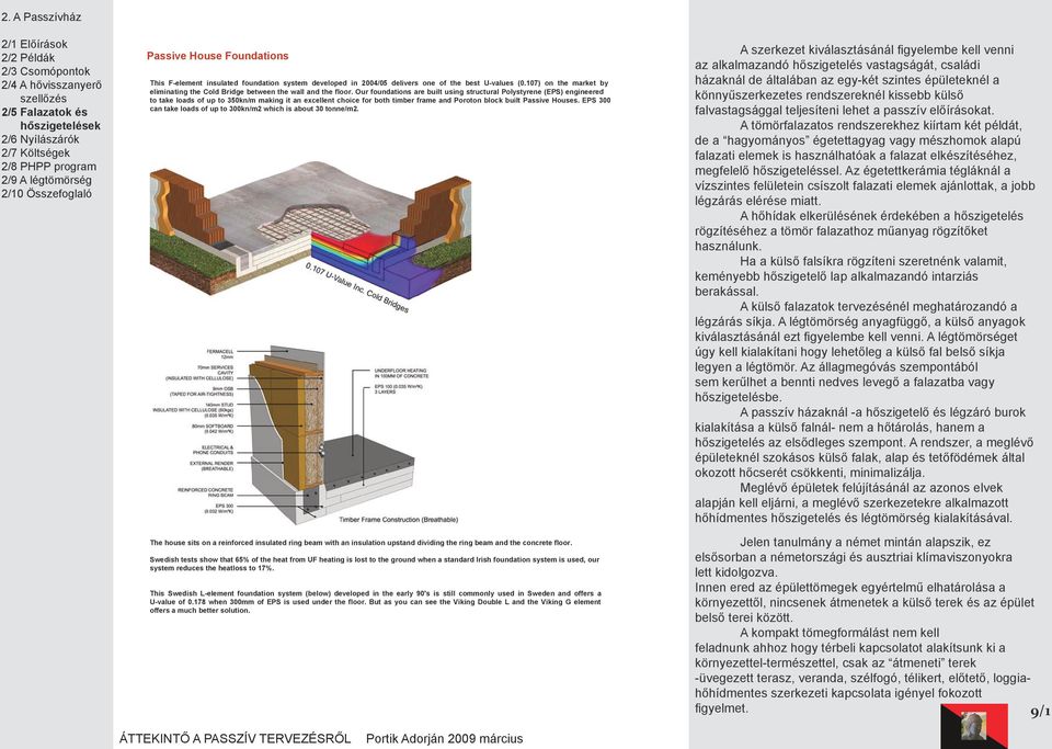 107) on the market by eliminating the Cold Bridge between the wall and the floor.