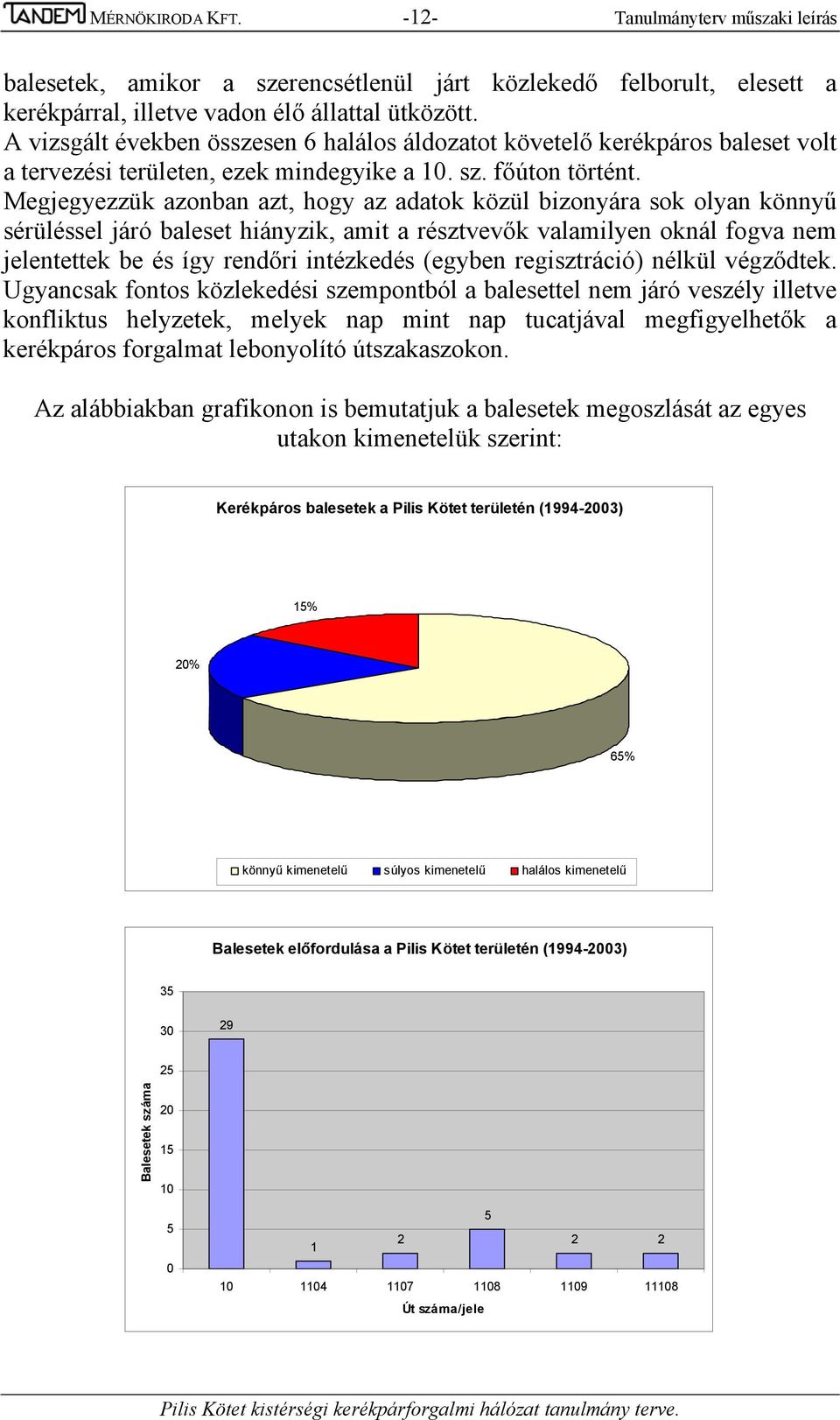 Megjegyezzük azonban azt, hogy az adatok közül bizonyára sok olyan könnyű sérüléssel járó baleset hiányzik, amit a résztvevők valamilyen oknál fogva nem jelentettek be és így rendőri intézkedés