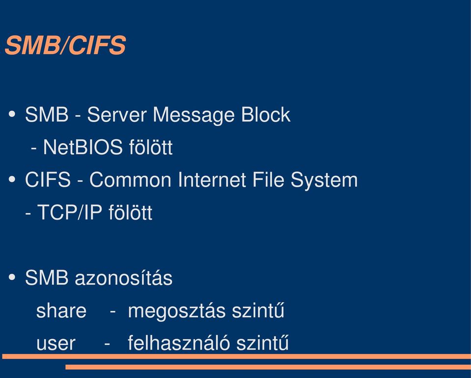 System - TCP/IP fölött SMB azonosítás