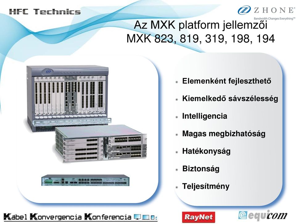 Kiemelkedő sávszélesség Intelligencia