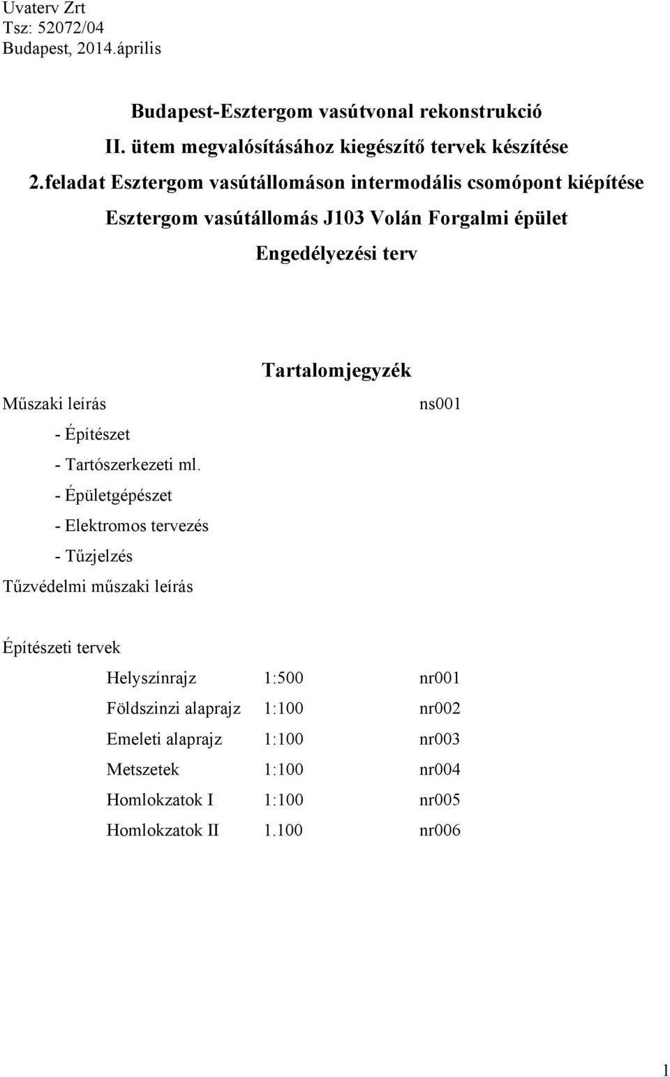 Építészet - Tartószerkezeti ml.