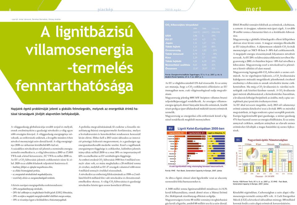 A világgazdaság energiaigénye növekszik, az erőforrások szűkösek, a levegőbe minden évben növekvő mennyiségű szén-dioxid kerül. A világ energiaigénye 2030-ra várhatóan körülbelül 60%-kal nő.