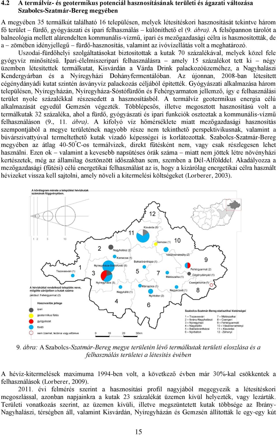 A felsőpannon tárolót a balneológia mellett alárendelten kommunális-vízmű, ipari és mezőgazdasági célra is hasznosították, de a zömében idényjellegű fürdő-hasznosítás, valamint az ivóvízellátás volt