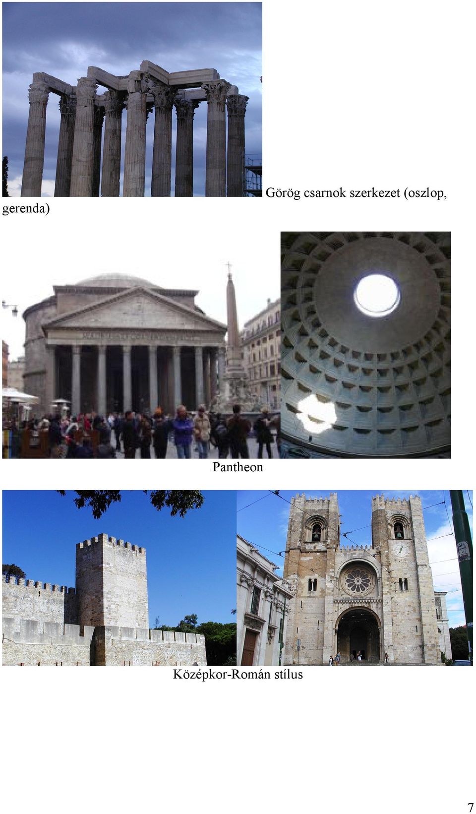 (oszlop, Pantheon