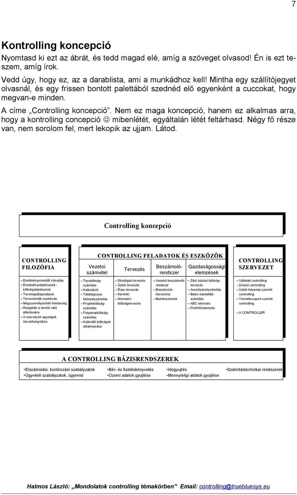 Nem ez maga koncepció, hanem ez alkalmas arra, hogy a kontrolling concepció mibenlétét, egyáltalán létét feltárhasd. Négy fő része van, nem sorolom fel, mert lekopik az ujjam. Látod.