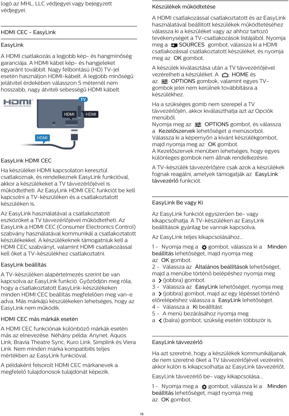 TV-csatlakozások listájából.