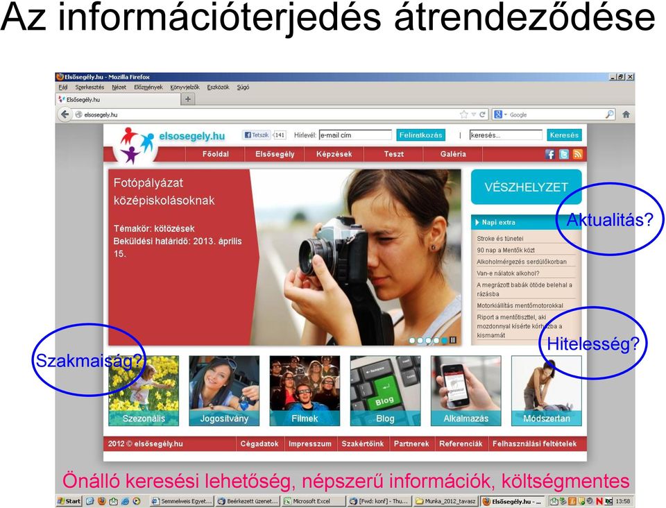 Szakmaiság? Hitelesség?