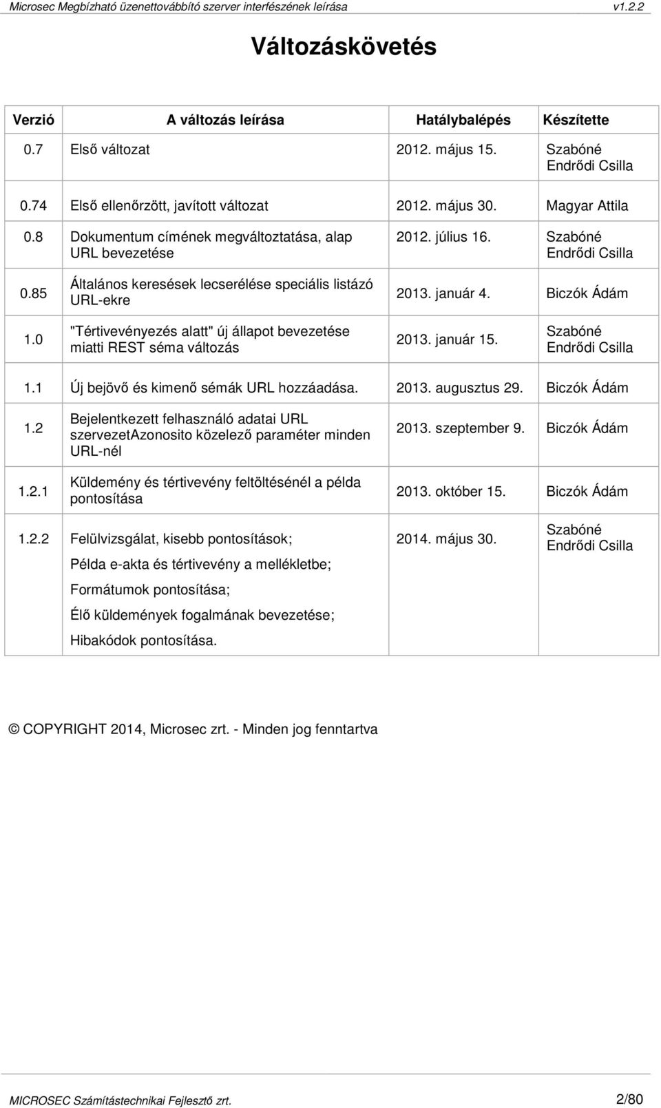 0 "Tértivevényezés alatt" új állapot bevezetése miatti REST séma változás 20