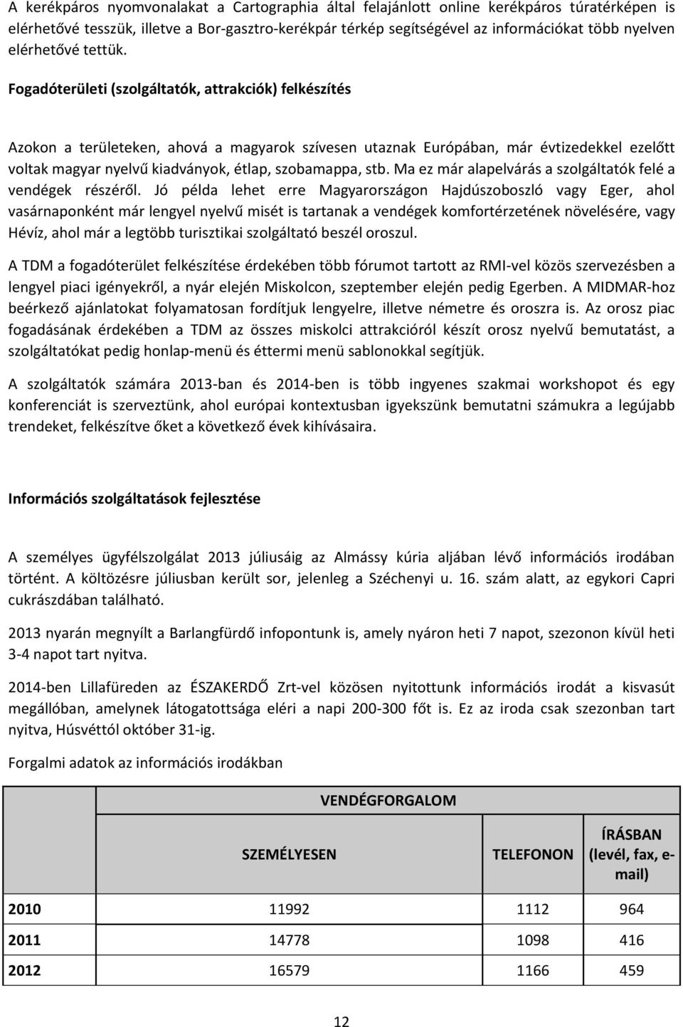 Fogadóterületi (szolgáltatók, attrakciók) felkészítés Azokon a területeken, ahová a magyarok szívesen utaznak Európában, már évtizedekkel ezelőtt voltak magyar nyelvű kiadványok, étlap, szobamappa,