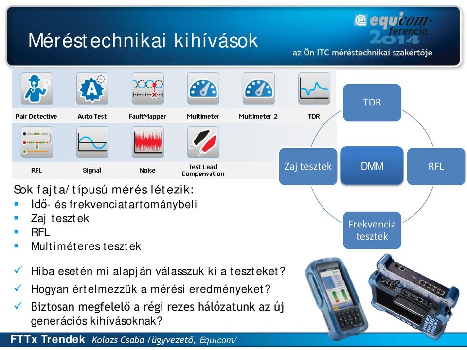 tesztek Hiba esetén mi alapján válasszuk ki a teszteket?