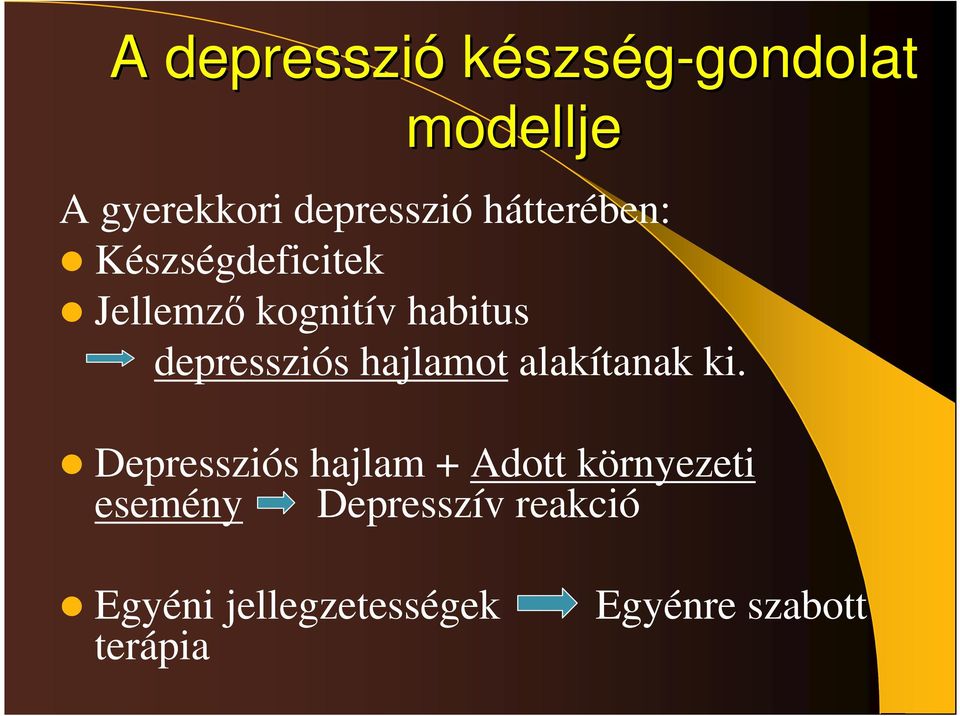 depressziós hajlamot alakítanak ki.