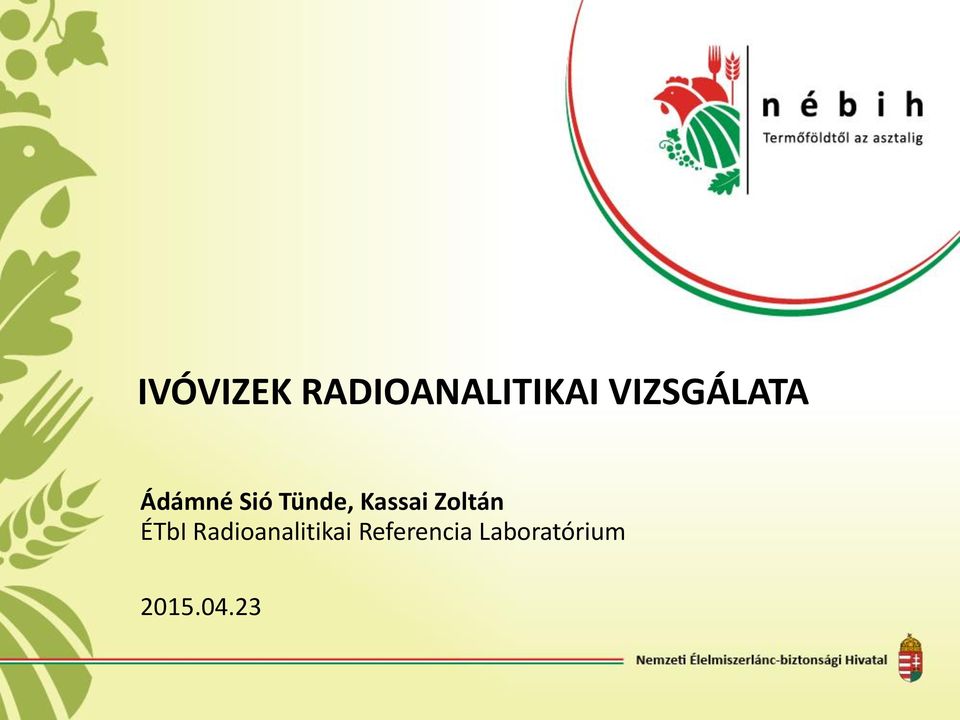 Kassai Zoltán ÉTbI