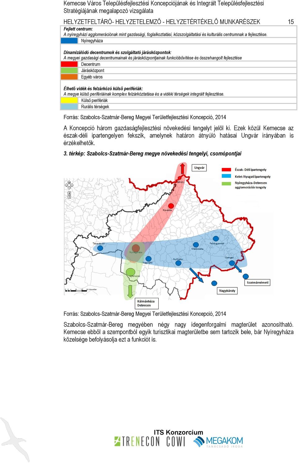 város Élhető vidék és felzárkózó külső perifériák: A megye külső perifériáinak komplex felzárkóztatása és a vidéki térségek integrált fejlesztése.