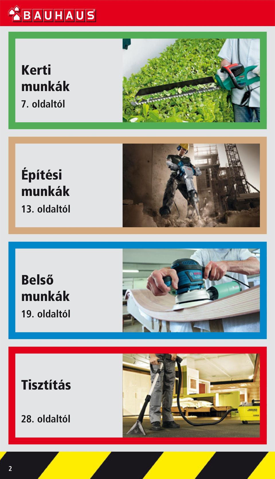 13. oldaltól Belsô munkák