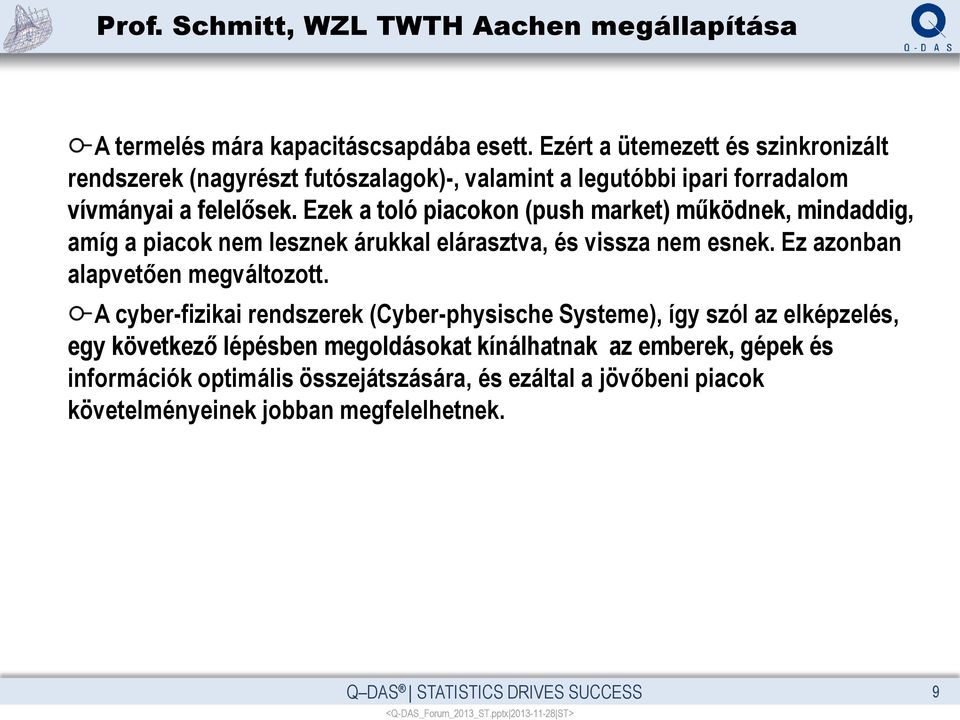 Ezek a toló piacokon (push market) működnek, mindaddig, amíg a piacok nem lesznek árukkal elárasztva, és vissza nem esnek. Ez azonban alapvetően megváltozott.