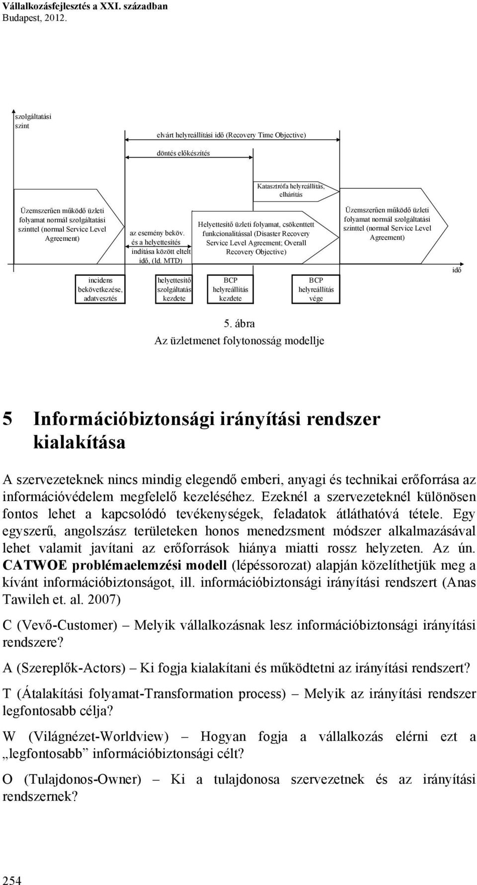 (normal Service Level Agreement) incidens bekövetkezése, adatvesztés az esemény beköv. és a helyettesítés indítása között eltelt idő, (ld.