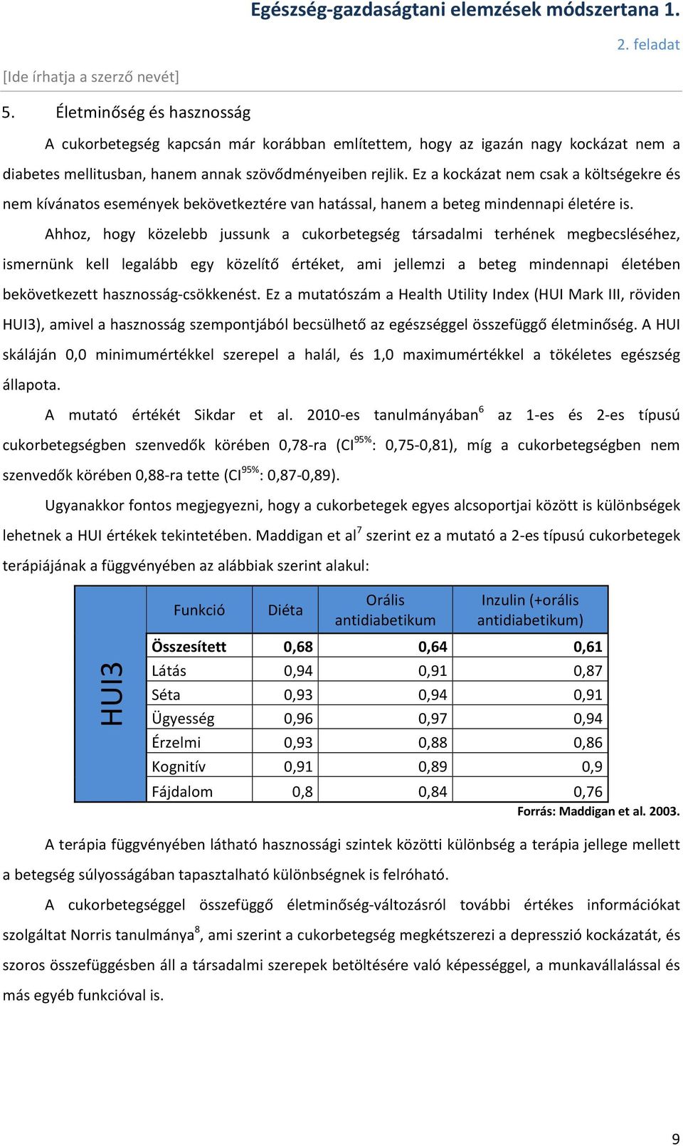 Ahhoz, hogy közelebb jussunk a cukorbetegség társadalmi terhének megbecsléséhez, ismernünk kell legalább egy közelítő értéket, ami jellemzi a beteg mindennapi életében bekövetkezett