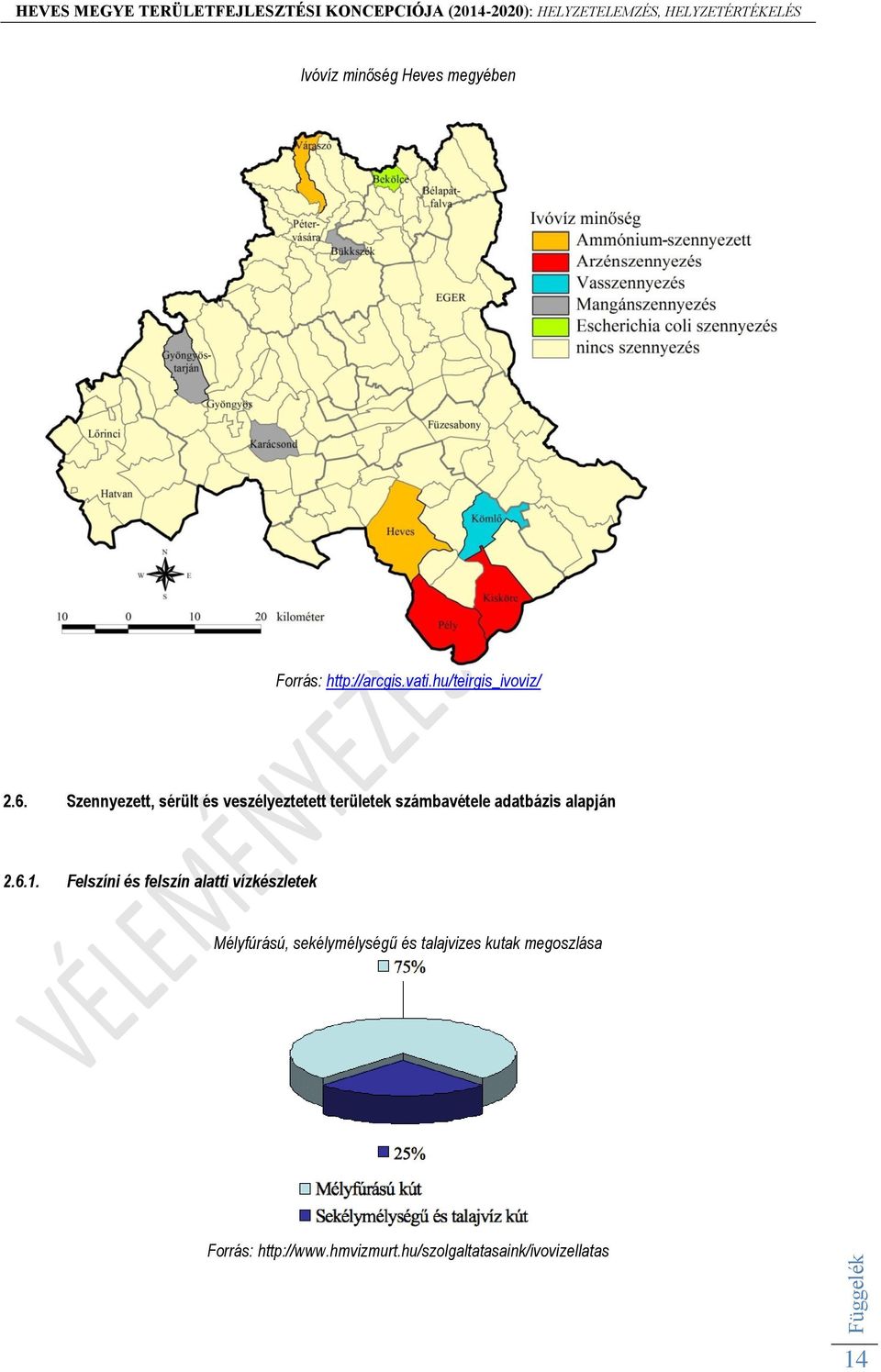 6.1. Felszíni és felszín alatti vízkészletek Mélyfúrású, sekélymélységű és