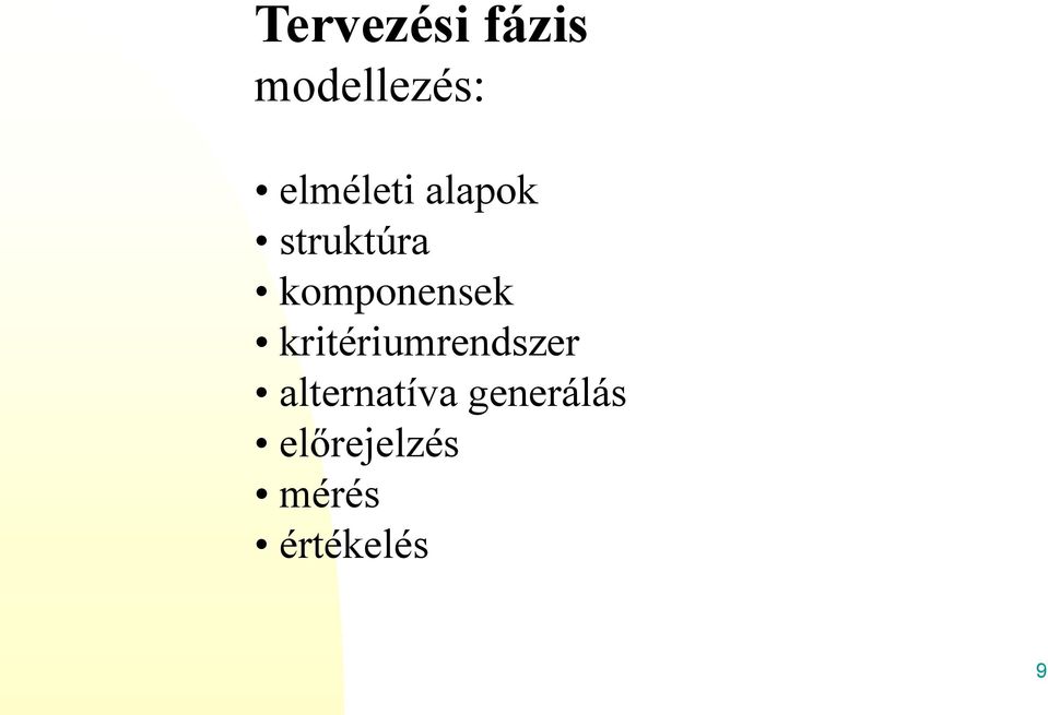 komponensek kritériumrendszer