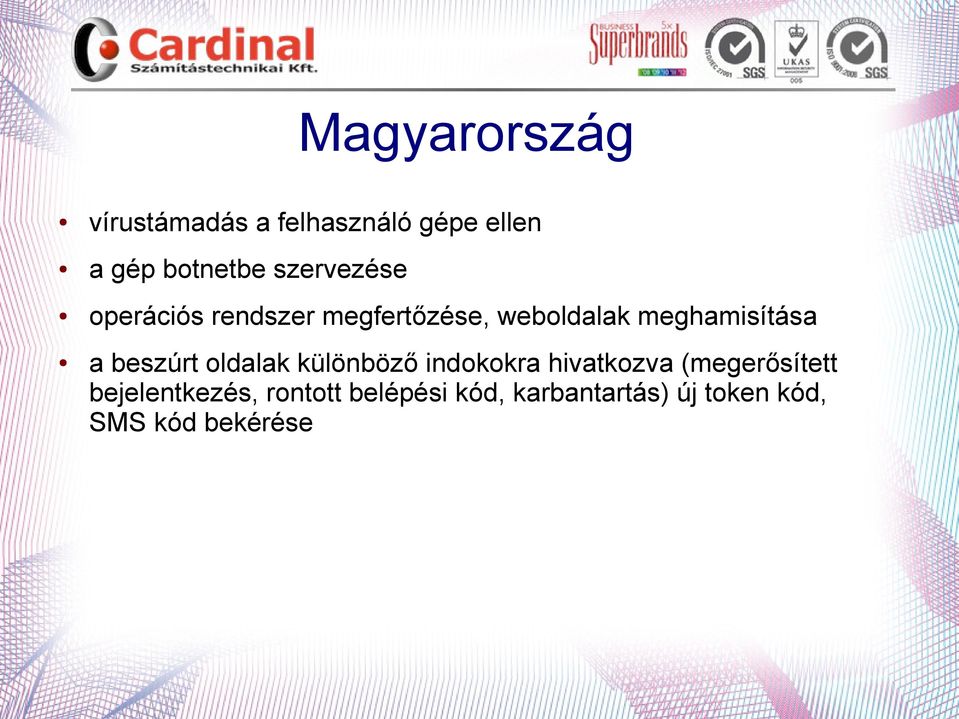 a beszúrt oldalak különböző indokokra hivatkozva (megerősített