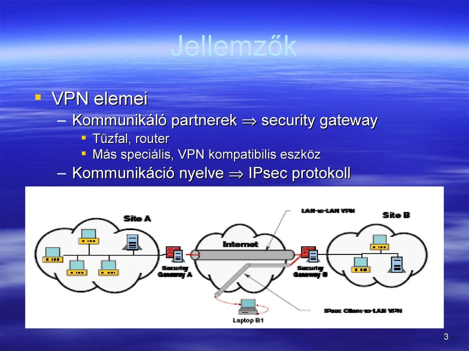 router Más speciális, VPN