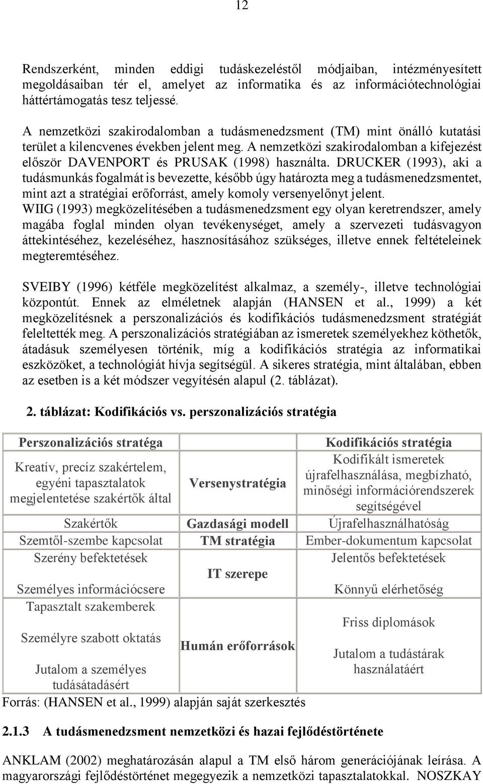 A nemzetközi szakirodalomban a kifejezést először DAVENPORT és PRUSAK (1998) használta.