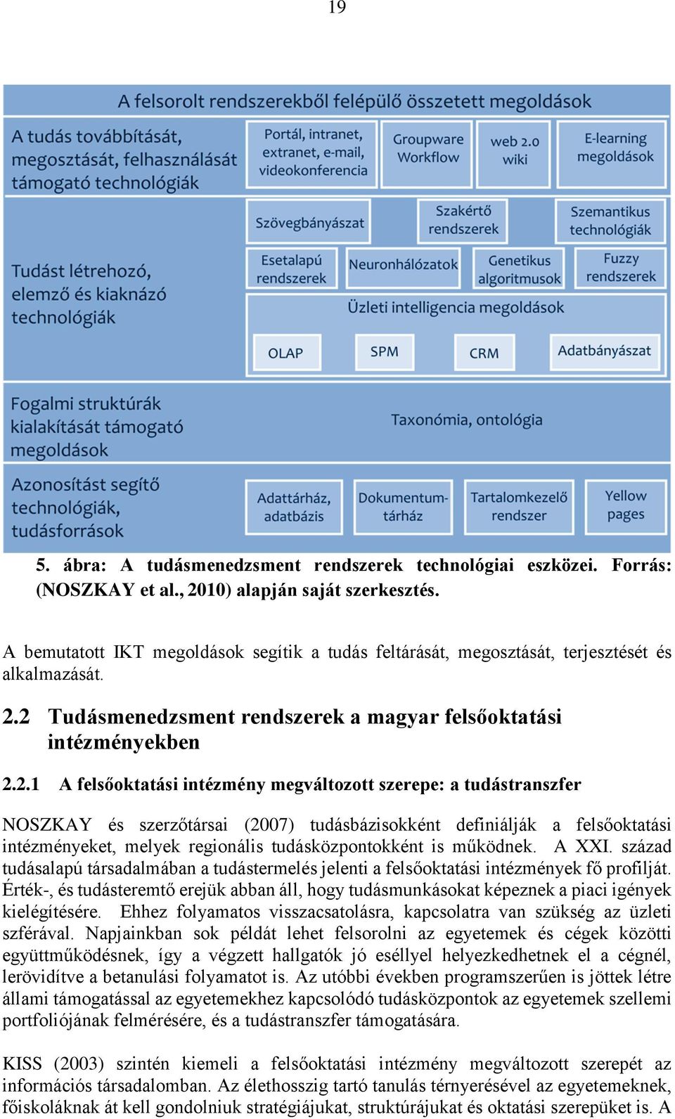 2 Tudásmenedzsment rendszerek a magyar felsőoktatási intézményekben 2.2.1 A felsőoktatási intézmény megváltozott szerepe: a tudástranszfer NOSZKAY és szerzőtársai (2007) tudásbázisokként definiálják