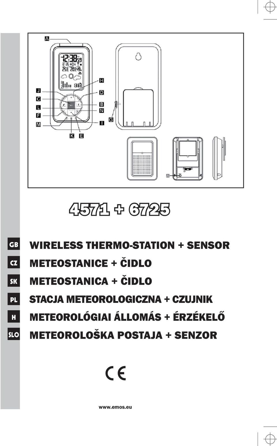 METEOSTANICA + ČIDLO STACJA METEOROLOGICZNA +