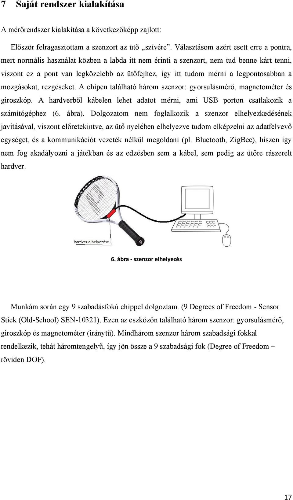 a legpontosabban a mozgásokat, rezgéseket. A chipen található három szenzor: gyorsulásmérő, magnetométer és giroszkóp.