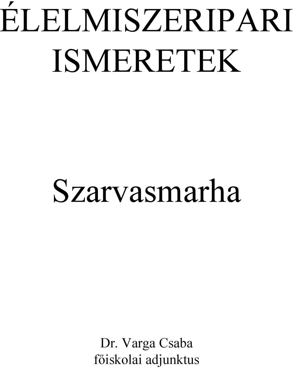 Szarvasmarha Dr.