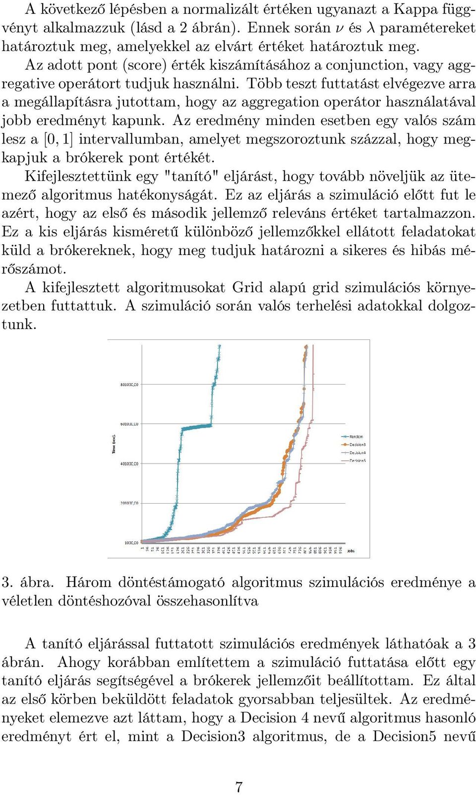 Több teszt futtatást elvégezve arra a megállapításra jutottam, hogy az aggregation operátor használatával jobb eredményt kapunk.