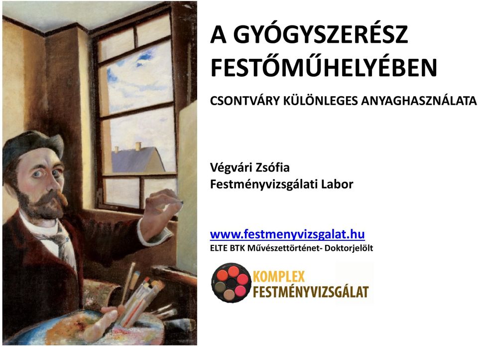 Festményvizsgálati Labor www.