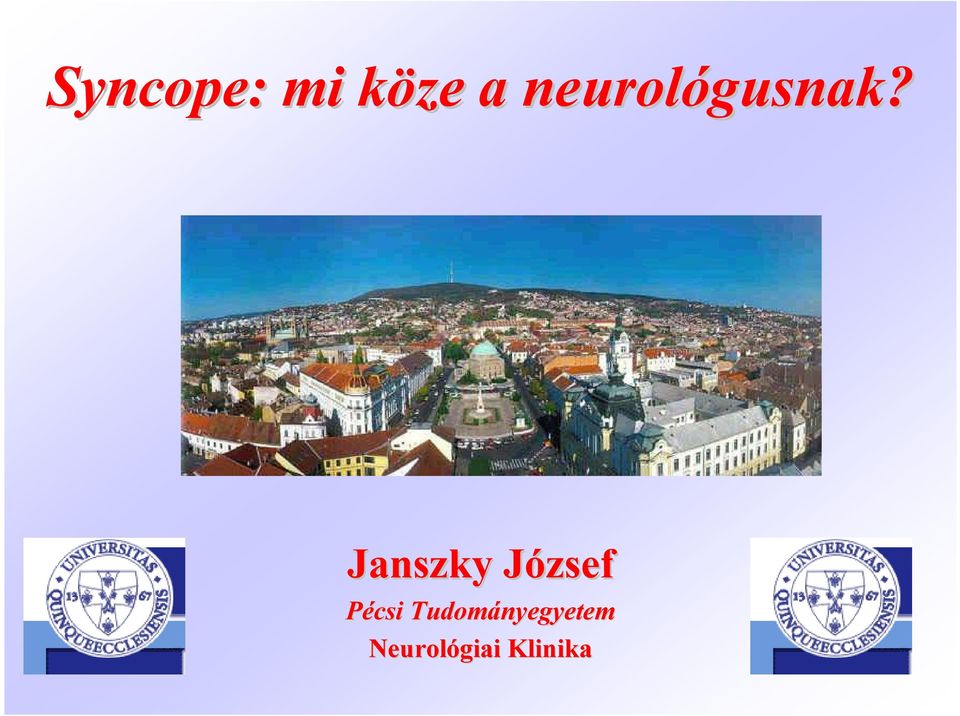 Janszky JózsefJ Pécsi