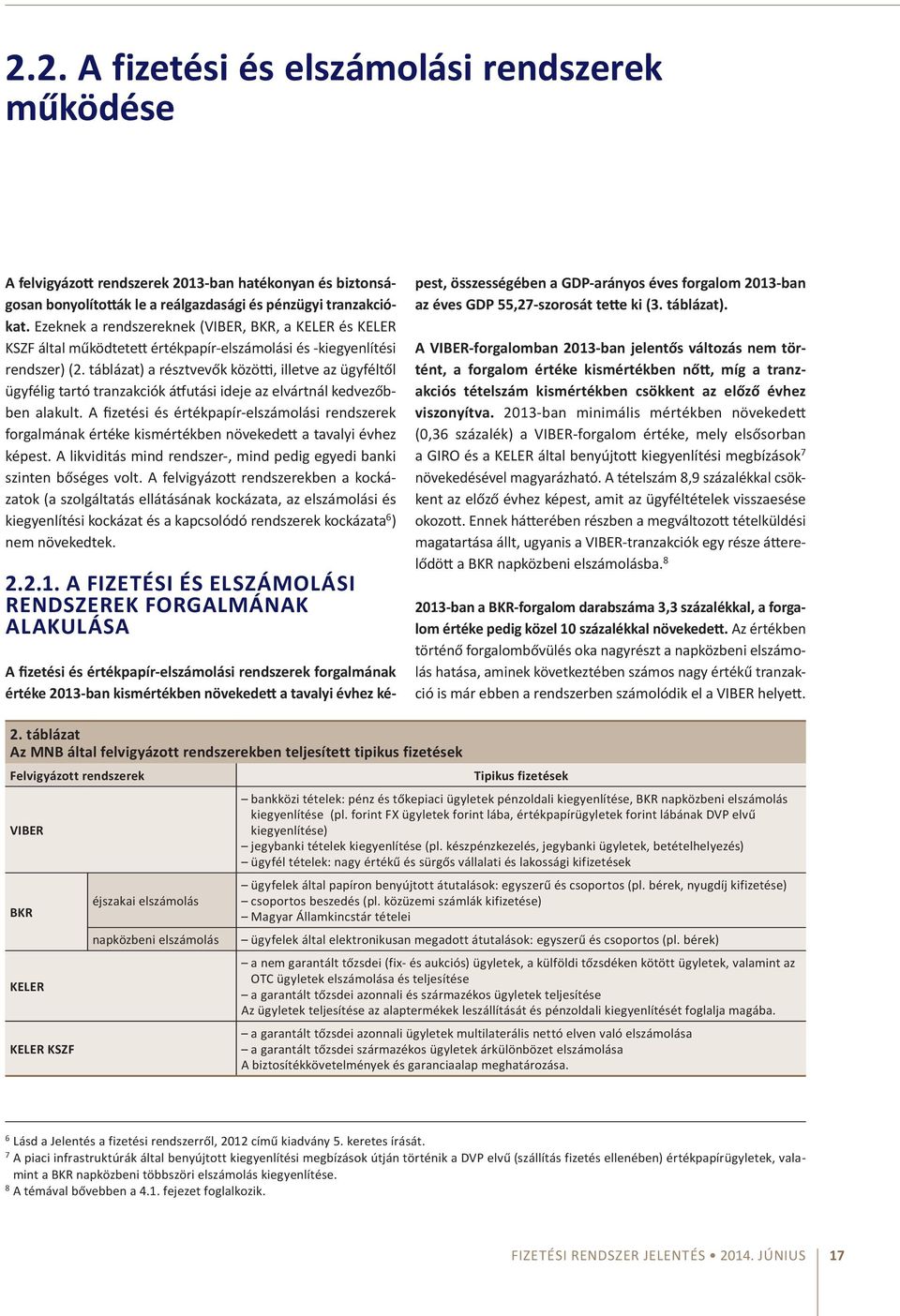 táblázat) a résztvevők közötti, illetve az ügyféltől ügyfélig tartó tranzakciók átfutási ideje az elvártnál kedvezőbben alakult.