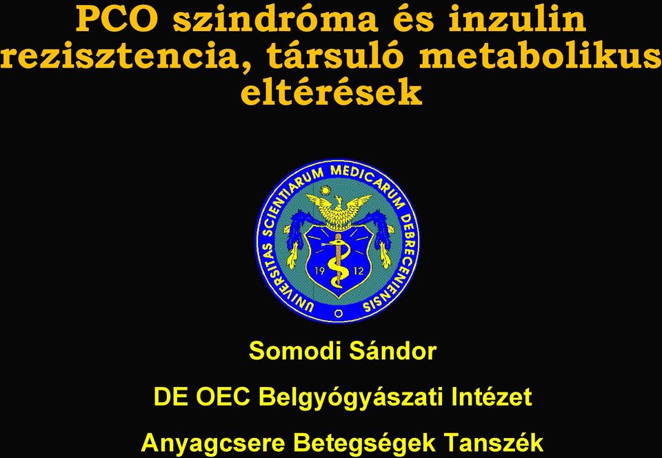 eltérések Somodi Sándor DE OEC