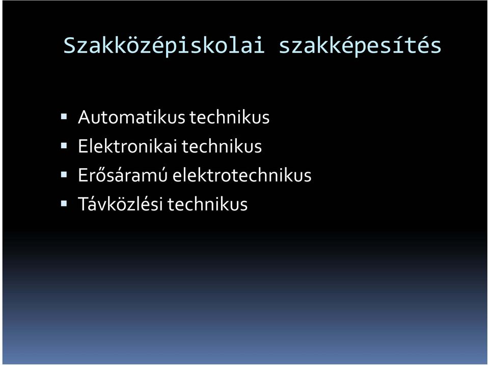 Elektronikai technikus