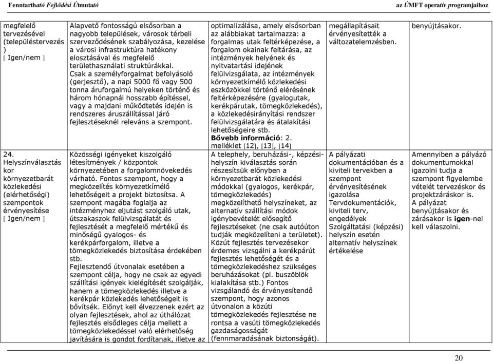 szabályozása, kezelése a városi infrastruktúra hatékony elosztásával és megfelelő területhasználati struktúrákkal.