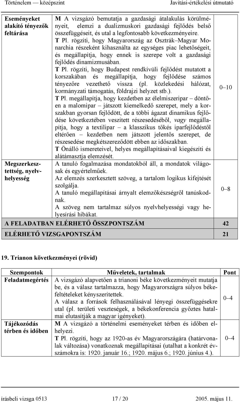 rögzíti, hogy Magyarország az Osztrák Magyar Monarchia részeként kihasználta az egységes piac lehetőségeit, és megállapítja, hogy ennek is szerepe volt a gazdasági fejlődés dinamizmusában. T Pl.